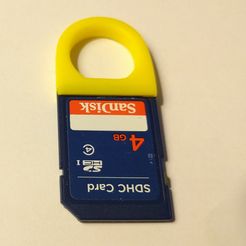 IMG_20160410_184451.jpg Free STL file Flashforge Creator Pro SD Card Grip・Design to download and 3D print, cult3dp