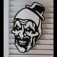 Terrifier-Pic3.jpg Terrifier Art the Clown Horror Movie Silhouette Multicolor Wall Art