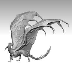 saphira55.jpg Файл STL дракон・Дизайн 3D-печати для загрузки3D