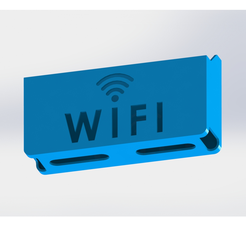 soporte1.png STL file WiFi wall bracket・Model to download and 3D print
