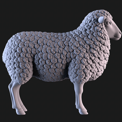🐑 Sheep・ STL File for 3D printing・Cults