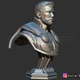 07.JPG Thor Bust Avenger 4 bust - 2 Heads - Infinity war - Endgame 3D print model