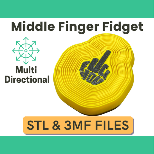🤬 Fuck You Middle Finger Fidget Toy | Fuck You Gift / Gag Gift