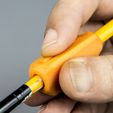 _MG_6991.jpg Free STL file Kate Brush | ergonomic handles for brushes・3D printable object to download