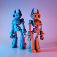Zillolaab_Zippy_image02.png Free STL file ZILLOLAAB FLEXI PRINT-IN-PLACE ZIPPY THE BOT 🤖・3D printer design to download