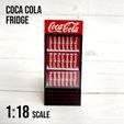 il_794xN.5620566536_lrvd.jpg 1-18 Scale / Miniature Coca Cola Fridge /  Model Kit / Diorama Accessories / Action Figure / Dollhouse