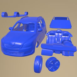 d04_005.png STL file Skoda Roomster 2011 Printable Car In Separate Parts・3D printable model to download
