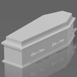 Captura-de-pantalla-2022-10-20-181447.jpg STL file Halloween BOOH Coffin・3D printing template to download