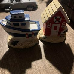 286914654_473525134683177_6540985908572378159_n.jpg Free STL file BEACH HOUSE AND BOAT・3D printer design to download, 3dDesign2382
