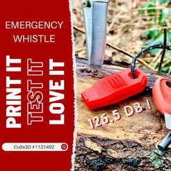 1.jpg Emergency whistle - Loud, strong & compact !!! 126,5 dB !!! 4 sizes