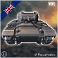 5.jpg Valentine Mark Mk. VIIA infantry tank - UK United WW2 Kingdom British England Army Western Front Normandy Africa Bulge WWII D-Day