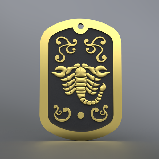 Saint Seiya - Dog Tag Scorpio