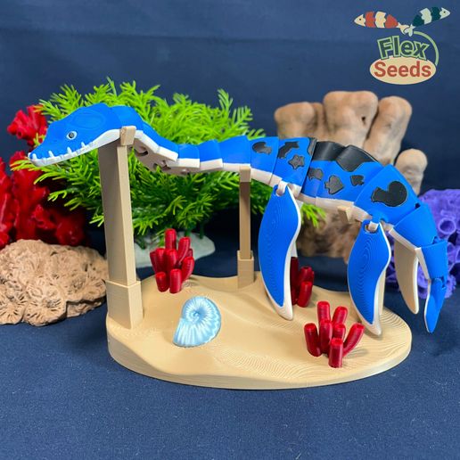 plesio_new-1.jpg Flexi Plesiosaurus, Nessie Mark-Ⅱ(Print-in-place)