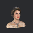 model-5.png Queen Elizabeth young-bust/head/face ready for 3d printing