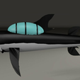 requin.PNG tintin submarine shark - sous marin requin