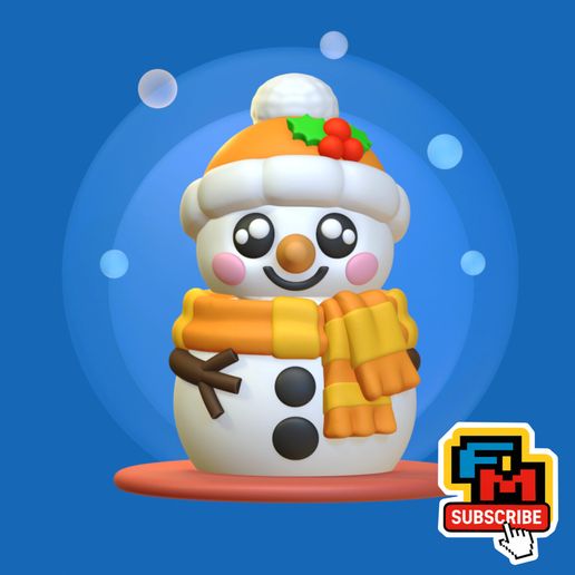 printables articulated snowman