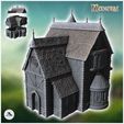 1-PREM.jpg Medieval village pack No. 8 - Medieval Gothic Feudal Old Archaic Saga 28mm 15mm RPG