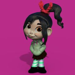 Vanellope-Pintada.1030.jpg Archivo STL Vanellope - Sugar Rush・Modelo para descargar y imprimir en 3D