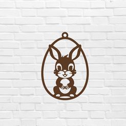 murbrique.jpg EASTER WALL DECORATION Easter bunny