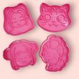 4.jpeg cortantes de galleta demon hunter,guerreras k-pop set