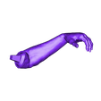 HandL (repaired).stl Fichier STL gratuit Chasseur noir・Plan imprimable en 3D à télécharger
