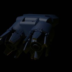 2tJP.jpg STL file Double Thruster Finned Jump pack・3D printable design to download