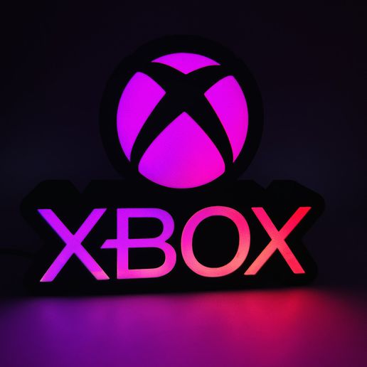 🎮 Xbox logo lamp・ STL File for ・Cults - Main Image