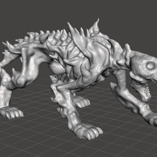 HELLTIGER MONSTER MINIATURE MODEL FANTASY GAMES RPG DND