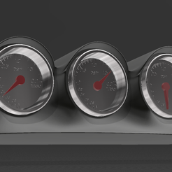 Screenshot-330.png STL file 1/24 Defi Triple Turbo Gauge・3D printable design to download