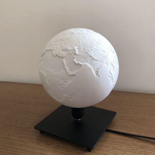 World Table Lamp 3D model