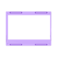 7inch_screen_front.stl Raspberry Touchscreen 7 inch. Case w. Fan