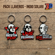 Indio-Solari.png PACK 3 LLAVEROS " INDIO SOLARI "