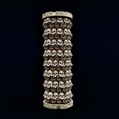 Photo_May_19_2_22_29_PM.jpg Download free STL file Skull Pillar • 3D print object, Dutchmogul