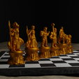 2.png Troll Goblin Characters Chess Set - Different 6 Chess Pieces 3D print model