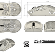 zsf2-dimensionpsd3.png ZS-F2 3D Printed Ultra light Medium for Logitech G305 based on Finalmouse Medium Shape