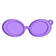 GlassesPradaKeychain.stl Set "Il diavolo veste Prada 2": tazza da caffè e portachiavi con occhiali, multicolore