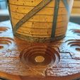 MiniTower-Magnets.jpg MiniTower - Filament Spool Recycling Miniatures Display (Modular, Stackable, Interlockable) - Turn Empty Filament Spools Into D&D Displays!