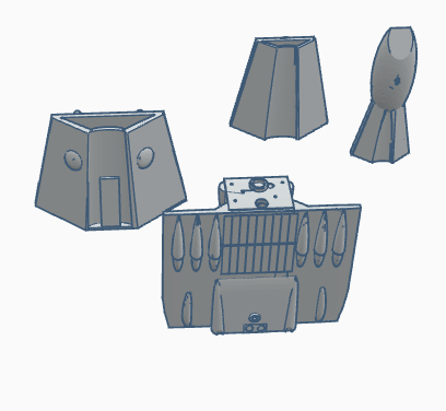 space 1999 psychon ship - 3D model önizlemesi