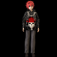 untitled.50.png ANIME CHARACTER BOY SCULPTURE 3D PRINT MODEL