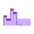 Right part - Parte Derecha.stl Switch Dock Support Tetris- Switch Dock Support Tetris