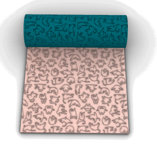 ROLLER POLYMER CLAY/EULITEC.COM/CC/COPYRIGHTED LICENSE 3D model