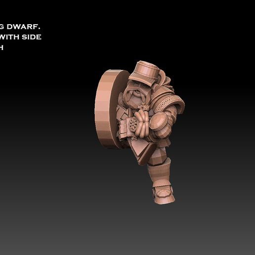 DISEMBARKING DWARF. CAN BE USED WITH SIDE HATCH Space Dwarf Rocket APC