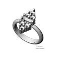 volume1.jpg Fichier STL Bague à diamant baguette 6x3mm tailles US 6 7 8 Modèle d'impression 3D・Modèle à imprimer en 3D à télécharger