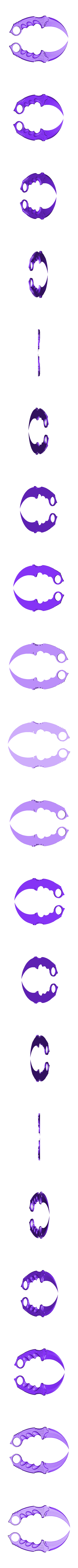 knife2.stl Free STL file Karambit CS GO : Fixed + Keychain version・3D printing design to download, Gophy