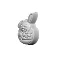 321419451_1238254096768213_6875416963208526613_n.jpg Cute Bunny IN Egg STL FILE FOR 3D PRINTING - LASER CNC ROUTER - 3D PRINTABLE MODEL STL MODEL STL DOWNLOAD BATH BOMB/SOAP