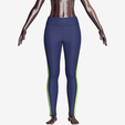 Girls-Chevron-Side-Stripe-Leggings_6.png Girls Chevron Side-Stripe Leggings | Marvelous / Clo3d / obj / fbx