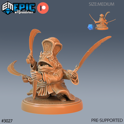 3027-Frog-Warlock-Swords-Medium.png Fichier 3D Grenouille Warlock Swords ‧ DnD Miniature ‧ Tabletop Miniatures ‧ Gaming Monster ‧ 3D Model ‧ RPG ‧ DnDminis ‧ STL FILE・Modèle pour imprimante 3D à télécharger