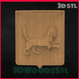 4.png tiger hunting 3d, wood carving file stl for Artcam and Aspire, CNC files