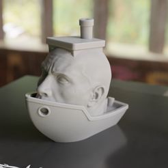 Benchrock_ren.JPG STL-Datei Benchy Rock (Bench-Rock) kostenlos・3D-Druck-Idee zum Herunterladen
