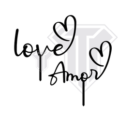 Topper-love-pack-01.png Valentines pack love cake topper for love cake